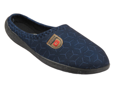 Miękkie kapcie męskie domowe granatowe Gezer G98A252