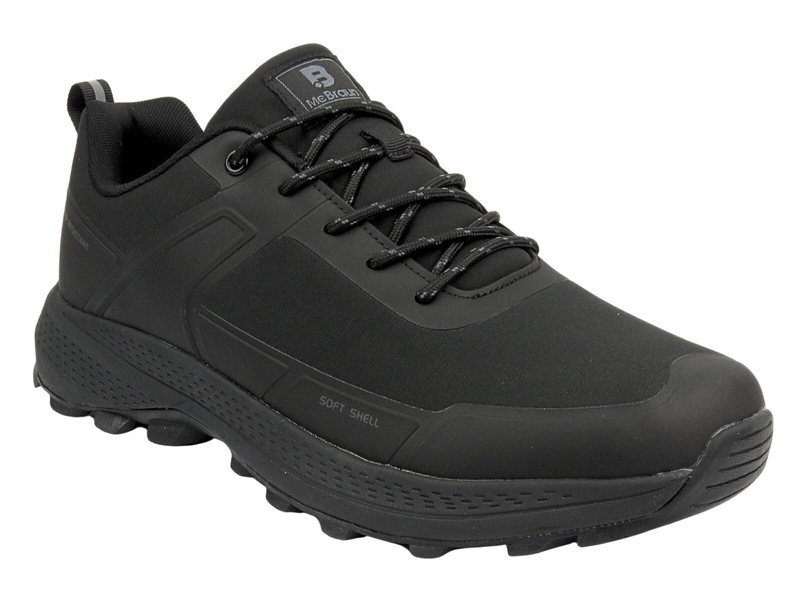 Buty trekkingowe męskie przed kostkę - Mc Braun 24MN38-8064, czarne