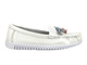Mokasyny damskie skórzane - Evento 23PB08-5372, białe