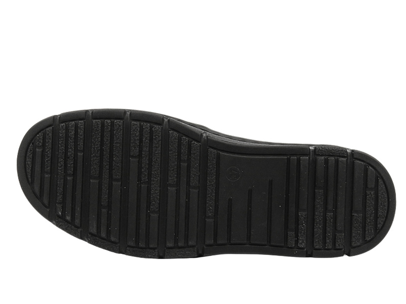 Wygodne botki damskie z miękkiej skóry - Nika Komfort 1388, czarne