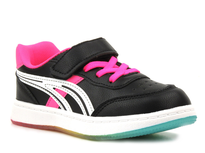 Sneakersy, trampki dziecięce sportowe - American Club XD71/23, czarne