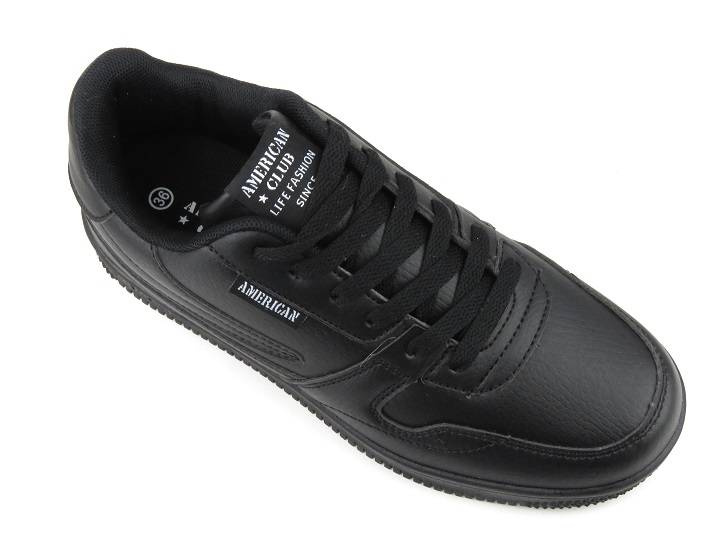 Buty młodzieżowe sportowe AMERICAN CLUB FH 57/23, czarny