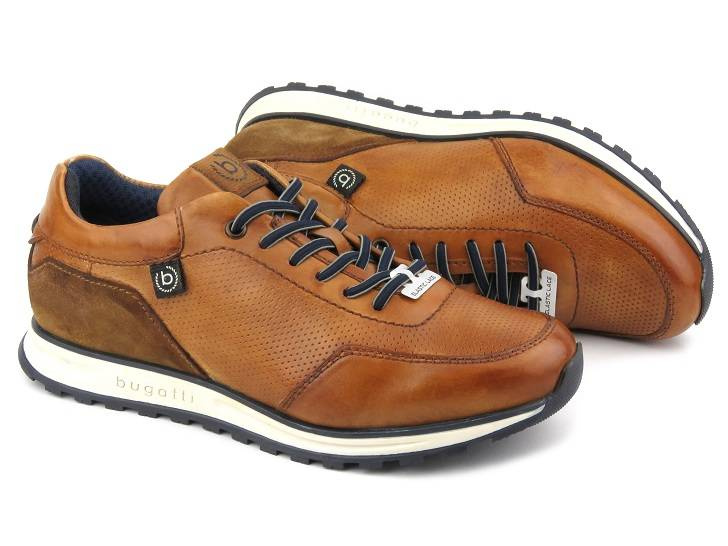 Sneakersy męskie, buty sportowe BUGATTI 331-A0212-1000, brązowe
