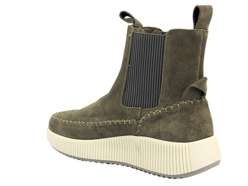 Botki Damskie Venezia W017SUGEOBB008 Szare Wsuwane