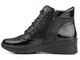 Skórzane botki damskie w sportowym stylu - HELIOS Komfort 568, czarny 4