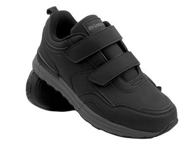 Sportowe buty męskie na rzepy czarne Inblu IU-19