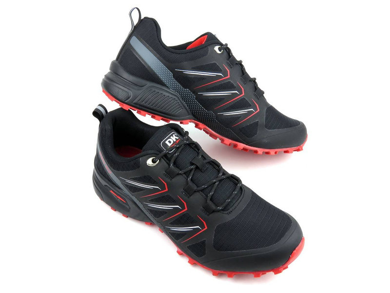 Buty męskie sportowe, adidasy do biegania - DK Speed Grip VB16763, czarne
