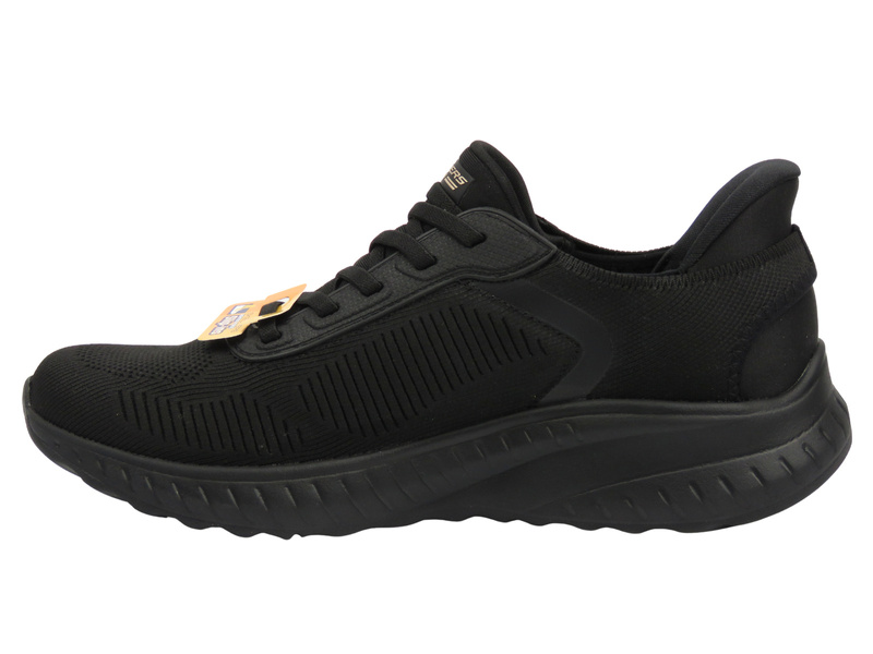 Buty sportowe damskie, sneakersy czarne Skechers 117497
