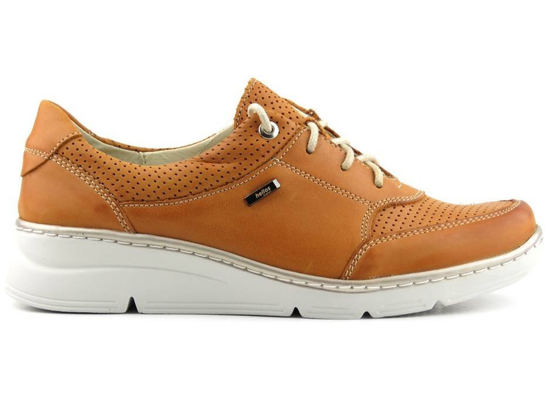 Półbuty damskie w sportowym fasonie - HELIOS Komfort 386, brązowe