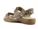 Wygodne, skórzane sandały damskie profilaktyczne - KOSELA MEDIC 9154, beżowe w liście