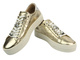 Buty Sportowe Sneakersy Damskie VENEZIA 28098 Złote Sznurowane