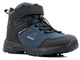 Wysokie trekkingi damskie z tkaniną Soft Shell - AMERICAN CLUB WT66/21(22), granatowe