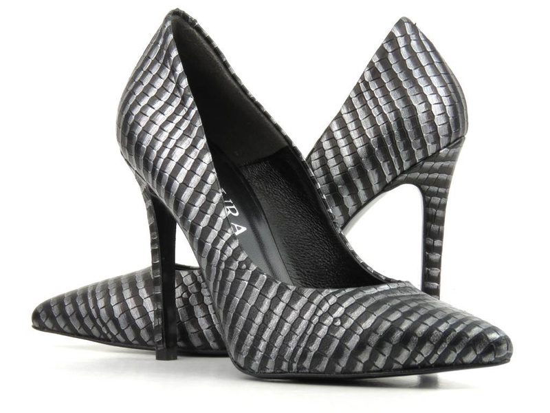 Czółenka, szpilki w stylu glamour - BADURA 2465-69