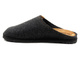 Ciepłe kapcie męskie z wyjmowaną, skórzaną wkładką - INBLU SI-01, grafit