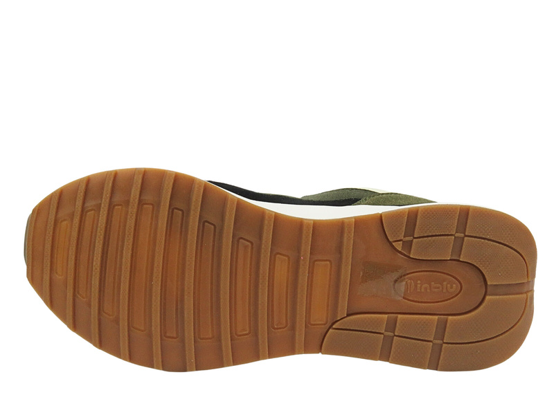 Sznurowane buty męskie sportowe zielone Inblu IU-13