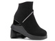 Eleganckie botki damskie na koturnie - Venezia 2281358, czarne