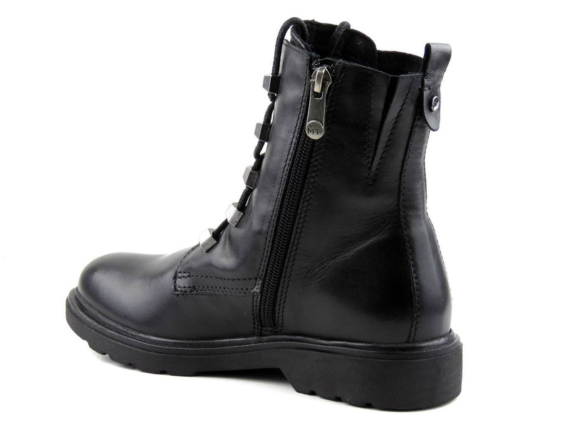 Skórzane botki damskie Marco Tozzi 25276, czarne