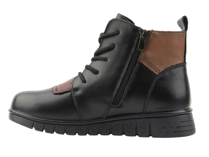 Stylowe botki damskie Cambell 26-15323, czarne