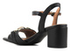 Sandały damskie na klocku - Marco Tozzi 28363, czarne