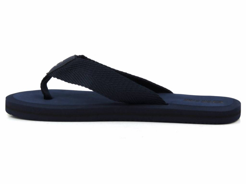 Japonki męskie na miękkiej piance - BIG STAR LL174617, granatowe