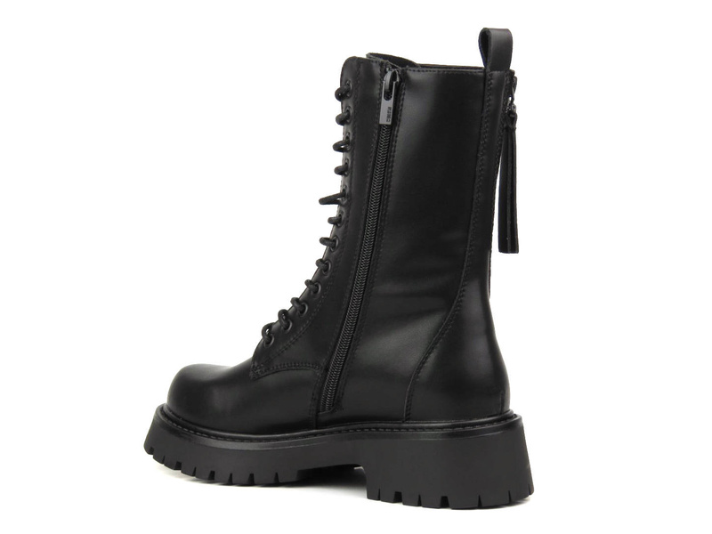 Workery, botki damskie z ociepleniem - BIG STAR KK274494, czarne