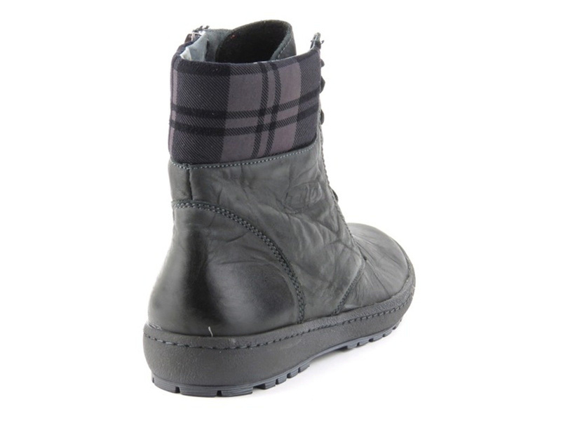 Botki damskie HELIOS 609, grafit