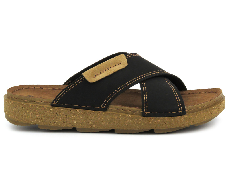 Klapki męskie INBLU MT-20, czarne