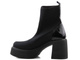 Czarne botki damskie na klocku - VENEZIA 843120600,