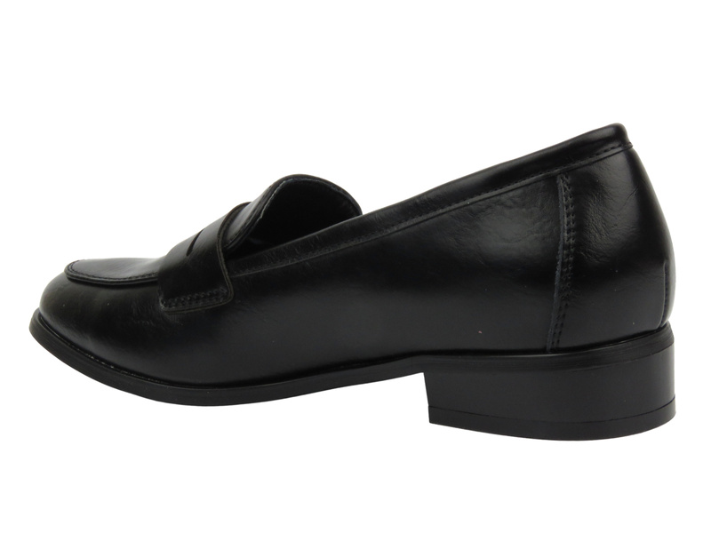 Eleganckie mokasyny damskie Vinceza 18101, czarne