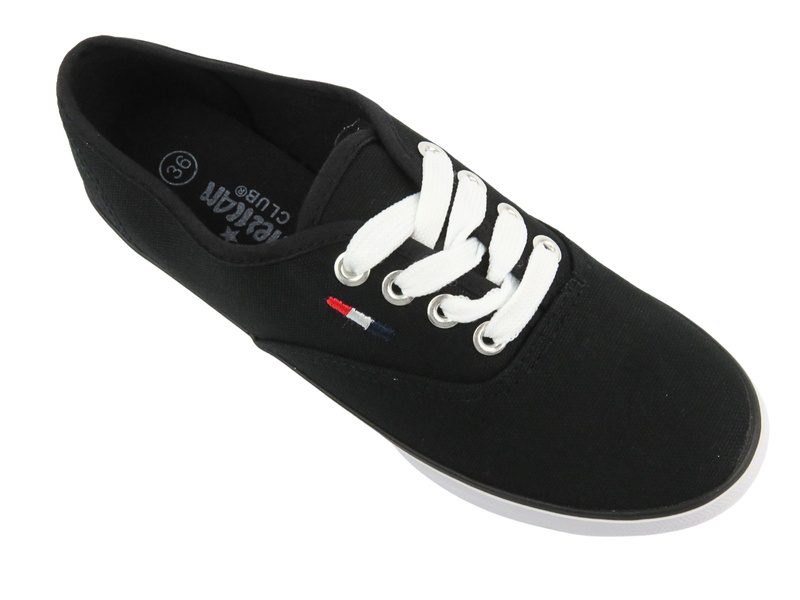 Trampki damskie AMERICAN CLUB LM-15-07, czarne