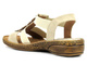 Sandałki damskie z gumkami - Evento 22SD35-4940, beżowe