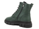 Skórzane botki, trapery damskie polskiej marki HELIOS Komfort 549, zielone
