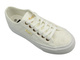 Trampki damskie na platformie - Lee Cooper 25-31-3438L, białe
