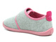 Miękkie kapcie, buty dziecięce z tęczą - BEFADO 902Y020, szare