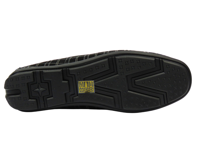 Wysokogatunkowe mokasyny męskie czarne JOHN DOUBARE 4D01-5-S21/B1