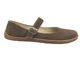 Barefoot skórzane minimalistyczne półbuty damskie Nika Komfort 1445, brąz