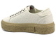 Trampki damskie z plecioną podeszwą - Lee Cooper LCW-24-44-2425L, białe