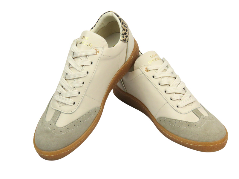 Sportowe buty damskie - CheBello 4640, beżowe