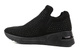Buty damskie sportowe wsuwane - INBLU IN001310, czarne