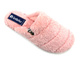Futerkowe, miękkie kapcie damskie - INBLU LB-95, różowe