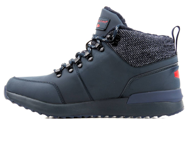 Trzewiki, buty męskie zimowe CROSS JEANS EE1R4115C, granatowe