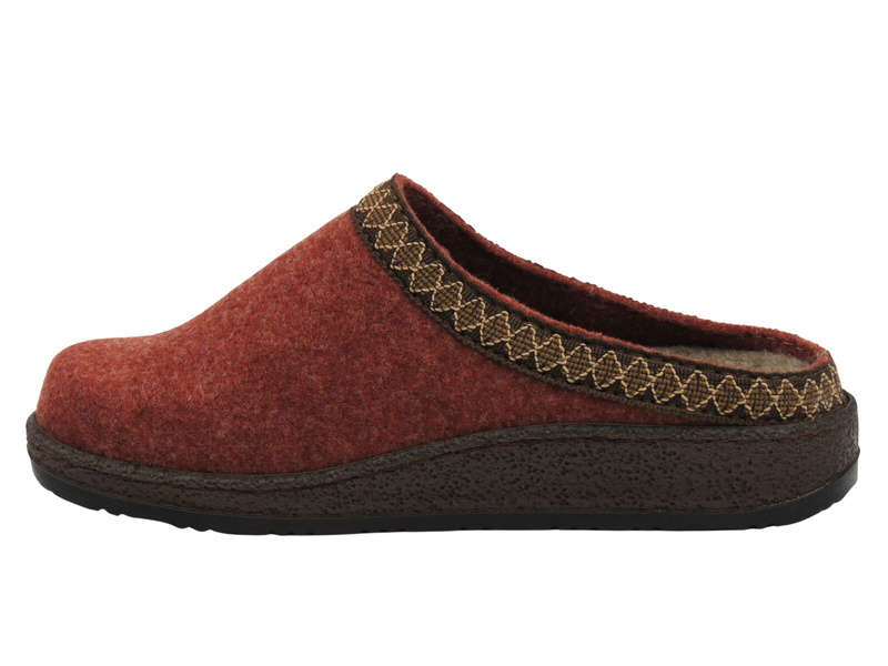 Kapcie damskie filcowe - Inblu NL-09, rdzawe