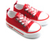 Trampki dziecięce z elastycznymi sznurówkami - BIG STAR KK374071, czerwone