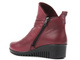 Botki damskie na dwa suwaki - COMFORTABEL 962319, bordowe