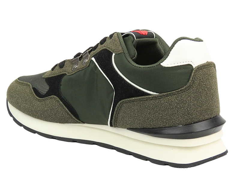 Sznurowane buty sportowe męskie zielone Inblu IU-16 