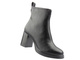Wygodne eleganckie botki damskie ze skóry naturalnej Cambell 26-12858, czarne