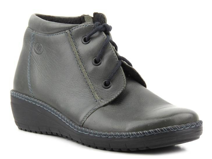 Botki, trzewiki damskie - HELIOS Komfort 518-2, szare II
