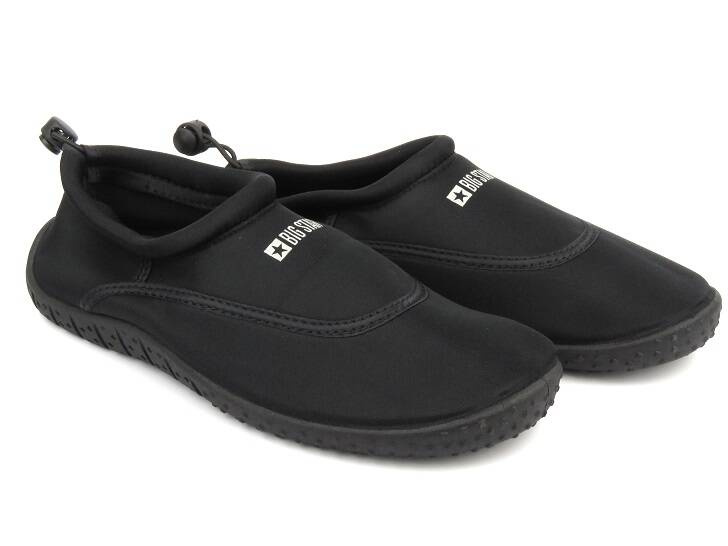 Buty męskie do wody, do pływania / na jeżowce, kamienie - Big Star NN174752, czarne