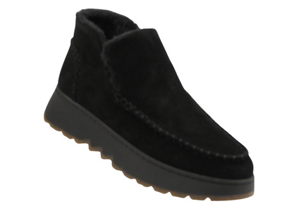 Damskie botki ocieplane Nika Komfort 0791-3085, czarne