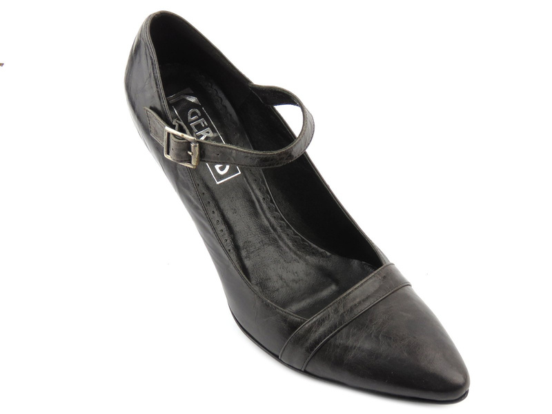 Czółenka na szpilce - Gerard 867, ciemny brąz